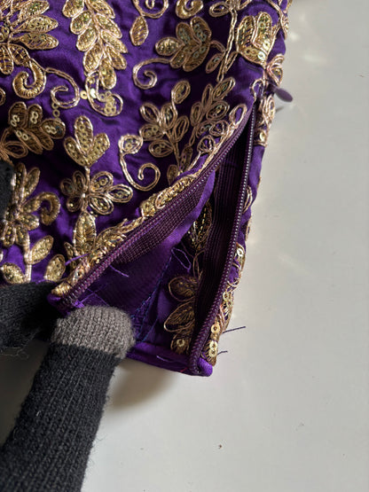 Rangoli Silk Purple